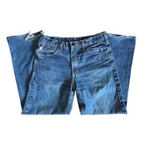CARHARTT | Wide relaxed leg blue jeans | SIZE 32x32